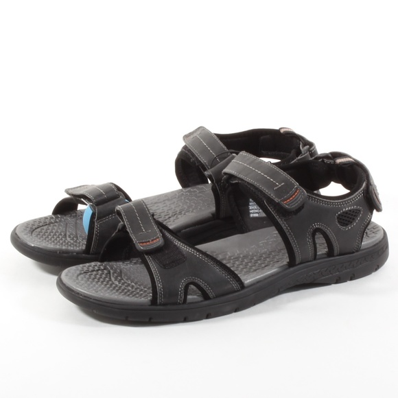 Khombu Shoes Khombu Mens Adjustable Strap River Sandals Black